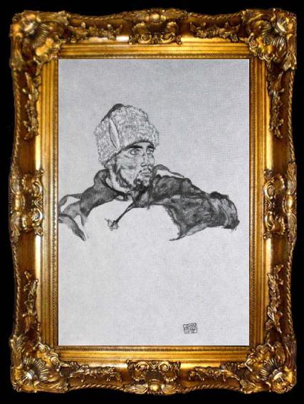 framed  Egon Schiele Russian prisoner of war, ta009-2
